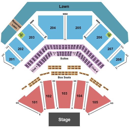 Credit Union 1 Amphitheatre Kid Rock Seating Chart